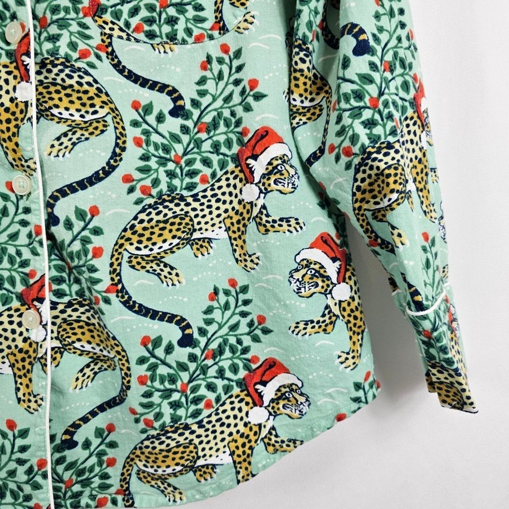 Printfresh Holly Jolly Bagheera Shorts Sleep Set in Green - Size XS - Picture 5 of 15